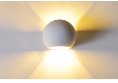 Integral wandlamp Serres decoratief overschilderbaar gips voor 1x G9 lichtbron | G9 | Max 1X40W exclusief