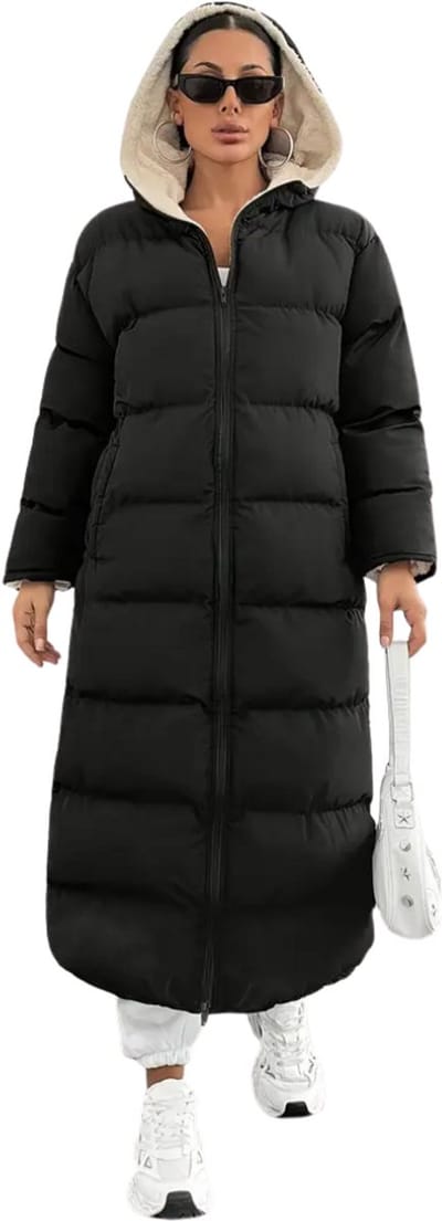 Winterjas Dames - Parka - Winter - Jas - Volwassen - Stijlvol - Zwart - S