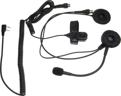 K-PO® PRO 22 K - Motor headset - Kenwood connector - TK-3401 / TK-3501 / TK-3701 / NX-1200 / NX-1300 - Systeem helm - Open helm