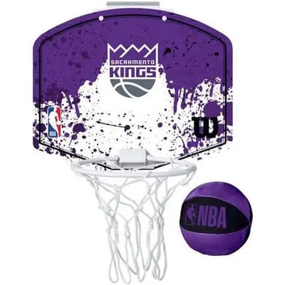 Wilson Team Mini Hoop Nba Kings Set Met Bal En Mini Basketbalbord Veelkleurig
