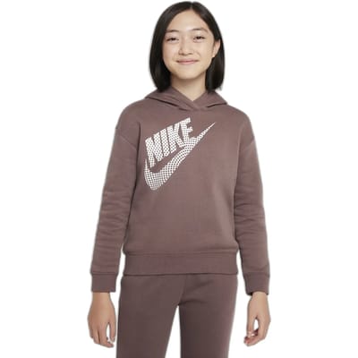 Sweatshirt oversized hoodie voor meisjes Nike