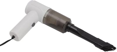 Kleine Stofzuiger - Handstofzuiger Auto - Auto Interieur Reinigen - Wasbaar Filterscherm - 12 Volt - Wit