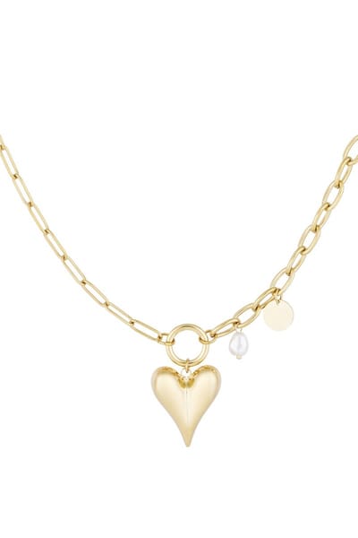 Bedelketting Pearl Baby - Goudkleurig - Sieraden voor vrouwen - Ketting Dames - Cadeau