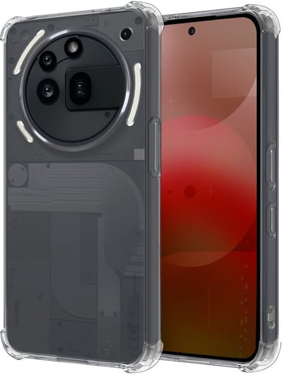 Hoesje - Geschikt voor Nothing Phone (3a) Pro - Sterk & Shockproof - Siliconen Case - Back Cover - Telefoon Hoes Shock Proof - Transparant