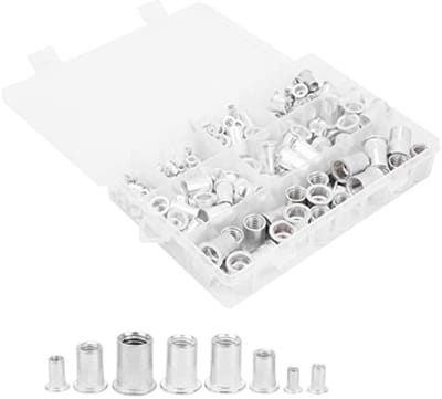 Dailygoods - Set van 175 Aluminium Klinkmoeren voor Diverse Toepassingen
