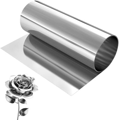 Roestvrijstalen Plaat - Dun Metaal - Industriële Reparaties - Hoge Corrosiebestendigheid - 0.2 x 200 x 1000 mm - Zilver
