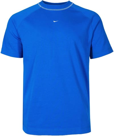 Nike Team T-shirt Heren Strike 22 Thicker Ss Top Blauw - Maat L