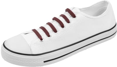Nooit meer veters strikken met deze elastische veters - platte sneakerveters - Kleur: Bruin