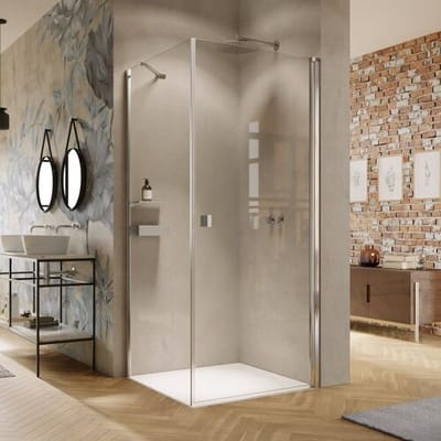 HÜPPE Solva partially framed swing door 90 x 200 cm, right S202092321