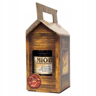 Decoratieve Doos voor 1 Pot 900ml met Raam en Handvat