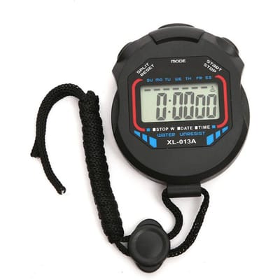 Chronomètre Minuteur Chronomètre de Sport avec Minuteur de Compte à Rebours Calendrier Étanche Antichoc Chronomètre pour