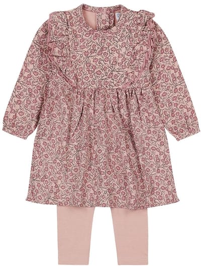 Dirkje Meisjes Kledingset - Light mauve