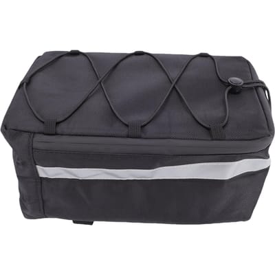 Fiets Achterdrager Tas 30x18x14cm Waterdicht 1680D Oxford Stof Fiets Kofferbak Tas met Reflecterende Strip