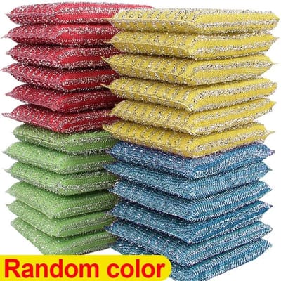 Lot de 24 ou 4 éponges à vaisselle épaisses double face, réutilisables, pour le nettoyage de la vaisselle 8PCS