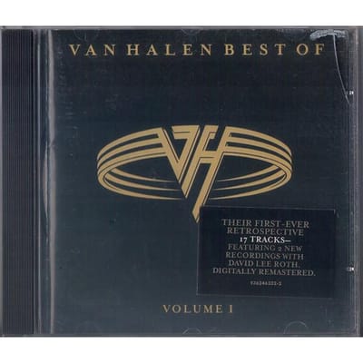 CD VAN HALEN Best Of Volume I 9463322 Warner Bros. Re 1996 US Rock Gebruikt yellow
