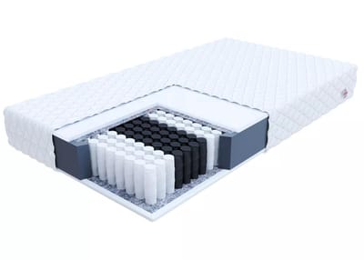 FDM® TREVISO MAX Matras 160x200 cm - Hoogte 23 cm H2 - Pocketvering Matrassen - Dubbelzijdig - 7 zones - Antiallergisch
