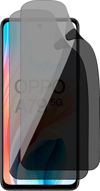 Privacy Screenprotector geschikt voor Oppo A79 - 2x FlexGuard Screen Protector