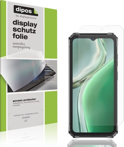 dipos – 4x Matte Beschermfolie geschikt voor Oukitel G7 | Krasbestendige & antireflecterende Screenprotector Ultra-Thin