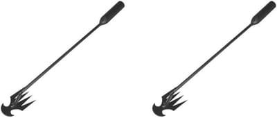 Tuin Hark Wieden - Hand Schoffel - Onkruid Verwijderen - Ergonomisch Handvat - 50 cm - Zwart