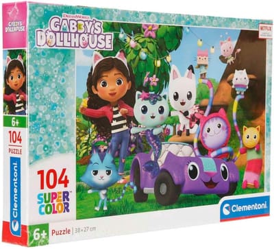 Kinderpuzzel 104 delen - Legpuzzel kids - Creatief spel - Levendige kleuren - 38x27 cm - Veelkleurig