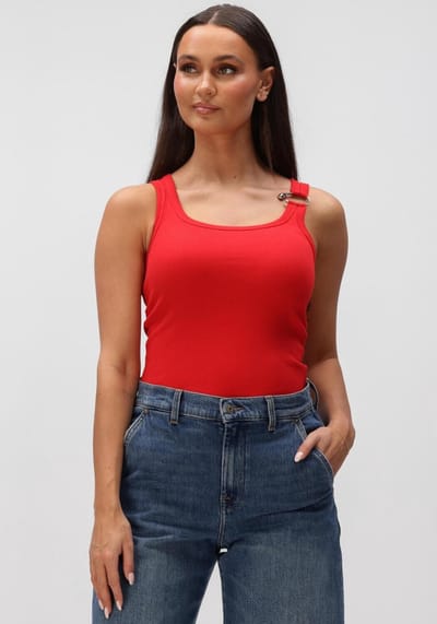 Copenhagen Muse Cmsiv-top Dames - Topjes - Rood - Maat XS