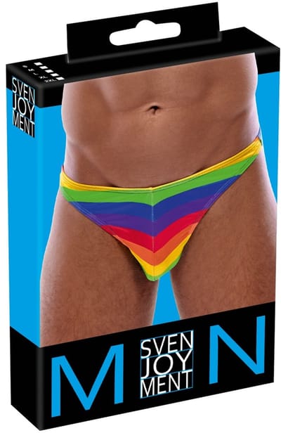 Kleurrijk Regenboog String Mannen