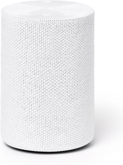Soundskins – Luxe textielhoes / Luidsprekeraccessoire – Compatibel met Sonos Era 100 - Helder wit