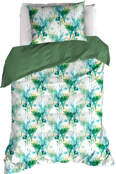De Witte Lietaer Dekbedovertrek Bambus, Peacock - 140 x 200/220 - Katoen Percal