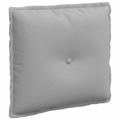 vidaXL - Rugkussen - Wolkgrijs - 200 - x - 19 - x - 50 - cm - Stof