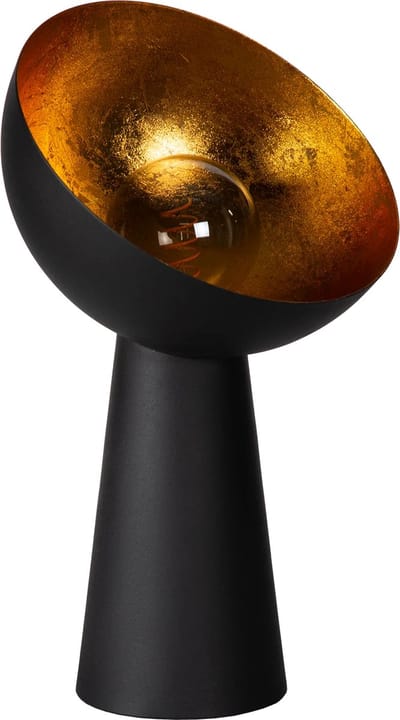 Atmooz - Hopi - Tafellamp - Zwart en Goud - Metaal - 43 cm Hoog - Woonkamer - Slaapkamer - Eetkamer