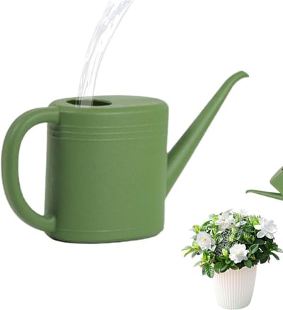 Kleine gieter - Planten waterpot - Binnen tuinieren - Lange smalle uitloop - 1 Liter - Groen