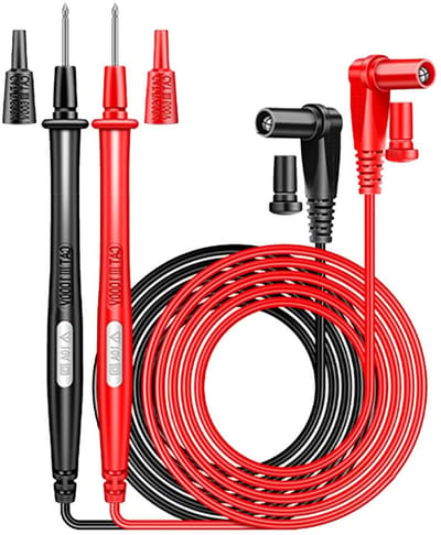 Multimeter Meetleidingen - Testsondes Kabelset - Elektrische Tests - Hoge Spanning 1000V - 10A - Meerkleurig