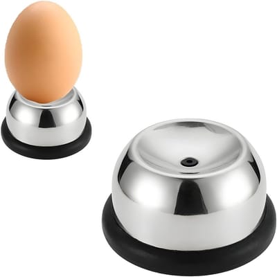 Eierprikker van RVS, Zwart, Makkelijk Schoon te Maken, Herbruikbaar Keukenaccessoire voor Eieren en Ontbijt