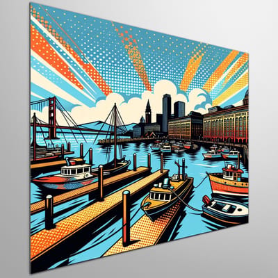 Kunstprint | Wanddecoratie | Dibond | 40 × 40 cm