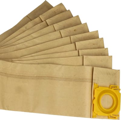 Stofzuigerzakken - Papieren Zakken - Hygiënisch Schoonmaken - Grote Set - 23.5cm x 15.5cm - Zandkleurig