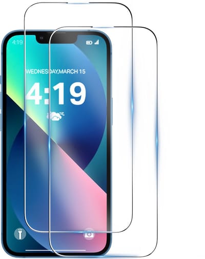 Screenprotector - Geschikt voor iPhone 13 Mini Tempered screen protector Glass - 2 stuks Extra Sterk – beschermglas