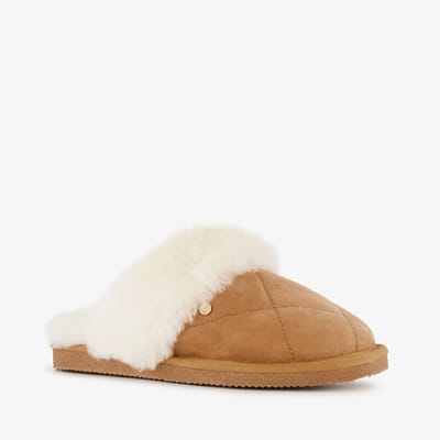 Hush Puppies dames instap pantoffels bruin - Maat 37 - Sloffen