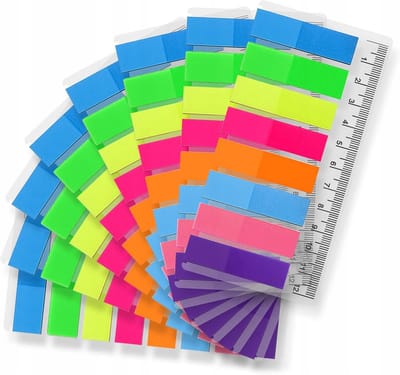 Zelfklevende Markeerstrips Set - 1280 Stuks in 8 Kleuren