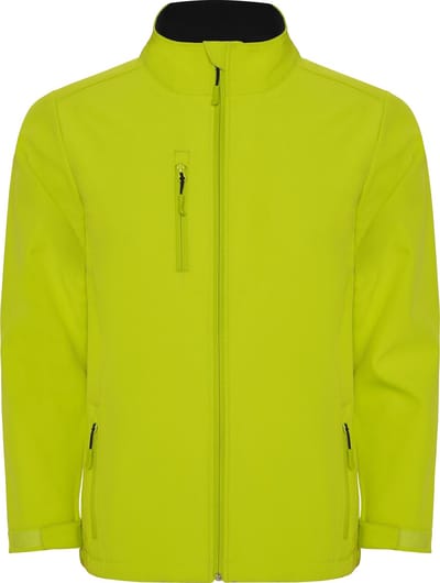 Roly Men´s Nebraska Softshell Jacket RY6436 - Lime Punch 235 - XXL