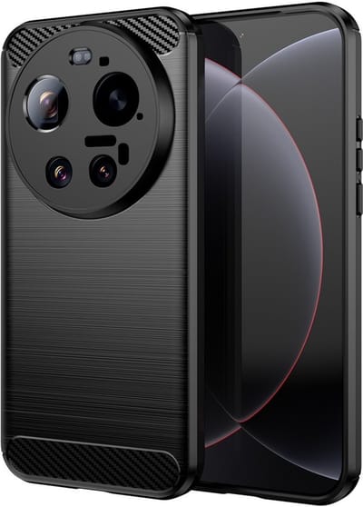 Coverup Hoesje - Geschikt voor Xiaomi 17 Ultra Hoesje - Coverup Armor Brushed TPU Back Cover - Zwart