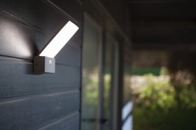 LUTEC Pano  - Wandlamp voor buiten - Donkergrijs