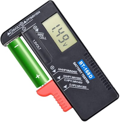Lexium Batterijtester - Batterij Tester - Batterijtester voor alle Baterijen - Batterijen Tester