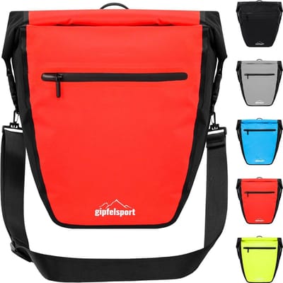 Waterdichte Fietstas voor Bagagedrager - 21 Liter, Reflecterend, Ideaal voor Fietstochten