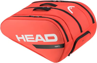 Sporttas - Padel tas - Sportuitrusting vervoeren - Intrekbaar racketvak - 45 x 36 x 12 cm - Oranje