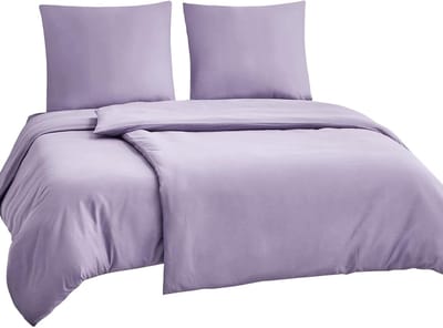 Dailygoods- Beddengoedset 135 x 200 cm - 4-delig - Dekbedovertrekken 135 x 200 cm - Kussenslopen 80 x 80 cm - Microvezel - Ademend en huidvriendelijk - Beddengoed
