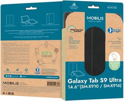 Mobilis 068010 tabletbehuizing 37,1 cm (14.6") Flip case Zwart