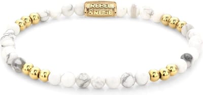 Armband - Staal/Beads | Rebel & Rose