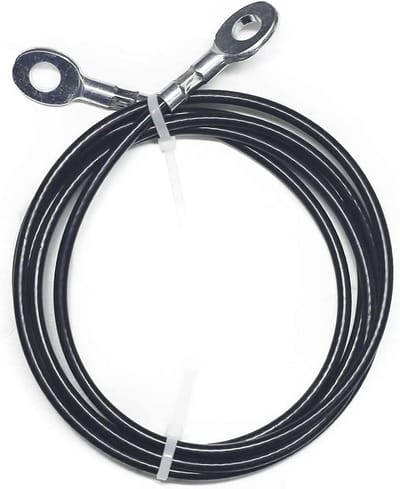 Tricep Touw voor Fitness 27 & 36 inch | Heavy Duty Gecoat Nylon met Massief Rubber Uiteinden