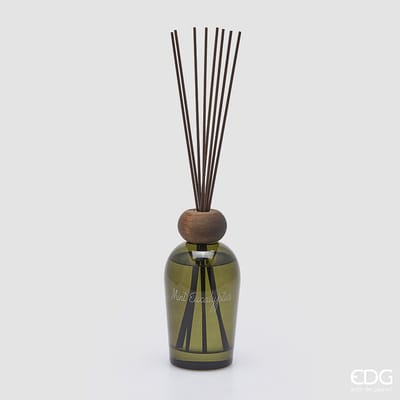EDG Enzo De Gasperi Geurstokjes opaalglas Munt Eucalyptus 500ml H18.5