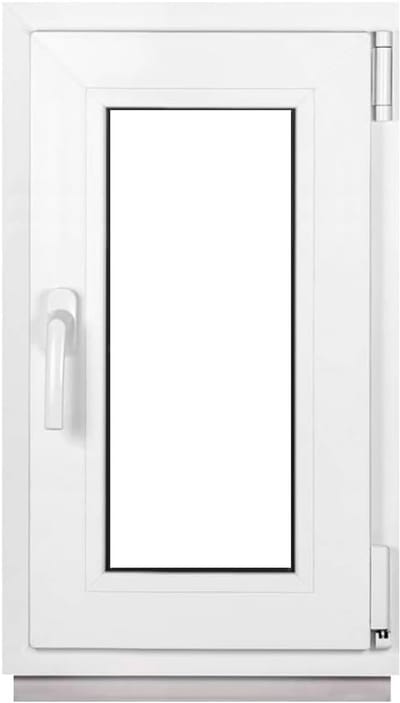 Kunststof Kelderraam - Draai-kiep raam - Ventileren en licht - 32 mm isolatie - 40 x 70 cm - Wit